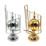 Maxbell Electric Burner Holders Metal Decoration Antique Craftwork Censer Stand Aureate