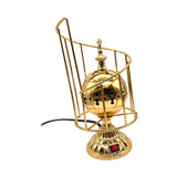 Maxbell Electric Burner Holders Metal Decoration Antique Craftwork Censer Stand Aureate
