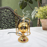 Maxbell Electric Burner Holders Metal Decoration Antique Craftwork Censer Stand Aureate