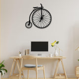 Maxbell Bike Wheel Metal Wall Decor Aesthetic Decorative for Cafe Gifts Garden