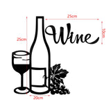 Maxbell Metal Wall Decor Wall Hanging Sculptures for Office Restaurant Decoration