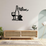 Maxbell Metal Wall Decor Wall Hanging Sculptures for Office Restaurant Decoration