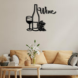 Maxbell Metal Wall Decor Wall Hanging Sculptures for Office Restaurant Decoration