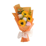 Maxbell Artificial Soap Flower Artificial Flowers Bouquet Wedding Party Decoration Orange