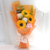 Maxbell Artificial Soap Flower Artificial Flowers Bouquet Wedding Party Decoration Orange