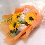 Maxbell Artificial Soap Flower Artificial Flowers Bouquet Wedding Party Decoration Orange