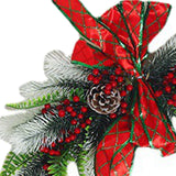 Maxbell Christmas Wreaths Wall Hanging Ornament for Indoor Outdoor Winter Holiday