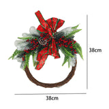 Maxbell Christmas Wreaths Wall Hanging Ornament for Indoor Outdoor Winter Holiday