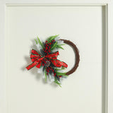 Maxbell Christmas Wreaths Wall Hanging Ornament for Indoor Outdoor Winter Holiday
