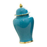 Maxbell Ceramic Ginger Jar with Lid Container for Bedroom Living Room Dining Table