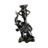 Maxbell Resin Elephant Candle Holder Decorative for Birthday Centerpiece Decorations