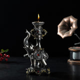 Maxbell Resin Elephant Candle Holder Decorative for Birthday Centerpiece Decorations
