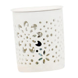 Maxbell Ceramic Oil Burner RU Adapter Openwork Decoration for Meditation Bedroom