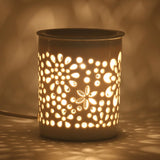 Maxbell Ceramic Oil Burner RU Adapter Openwork Decoration for Meditation Bedroom