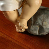 Maxbell Jesus Baby Figurine Christmas Ornament Religious Jesus Statue for Desk Decor