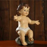 Maxbell Baby Figurine Resin Craft Ornament Jesus Statue for Bedroom Decoration Gifts