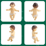 Maxbell Baby Figurine Resin Craft Ornament Jesus Statue for Bedroom Decoration Gifts
