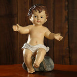 Maxbell Baby Figurine Resin Craft Ornament Jesus Statue for Bedroom Decoration Gifts