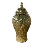 Maxbell Modern Ceramic Ginger Jar with Lid Floral Arrangement Pot Storage Container