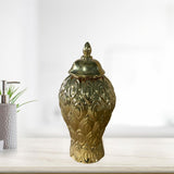 Maxbell Modern Ceramic Ginger Jar with Lid Floral Arrangement Pot Storage Container