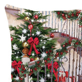 Maxbell Christmas Throw Pillow Cover Pillow Case for Home Decor Stairs