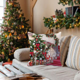 Maxbell Christmas Throw Pillow Cover Pillow Case for Home Decor Stairs