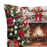 Maxbell Christmas Throw Pillow Cover Pillow Case for Home Decor Fireplace