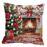 Maxbell Christmas Throw Pillow Cover Pillow Case for Home Decor Fireplace