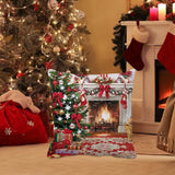 Maxbell Christmas Throw Pillow Cover Pillow Case for Home Decor Fireplace