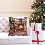 Maxbell Christmas Throw Pillow Cover Pillow Case for Home Decor Fireplace