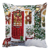 Maxbell Christmas Throw Pillow Cover Pillow Case for Home Decor Door