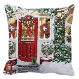 Maxbell Christmas Throw Pillow Cover Pillow Case for Home Decor Door