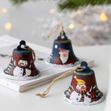 Maxbell Christmas Hanging Bell Ornaments Hotel Pendant Home Black Hat Snowman