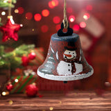 Maxbell Christmas Hanging Bell Ornaments Hotel Pendant Home Black Hat Snowman