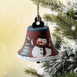 Maxbell Christmas Hanging Bell Ornaments Hotel Pendant Home Black Hat Snowman