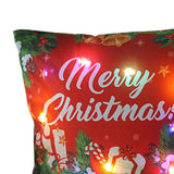 Maxbell Christmas Pillow Cover Pillowcase LED Light Case Home Living Room Style B