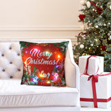 Maxbell Christmas Pillow Cover Pillowcase LED Light Case Home Living Room Style B