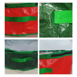 Maxbell Christmas Wreath Storage Bag Zippered Cover Organizer Water Resistant Pouch Red 76x28cm