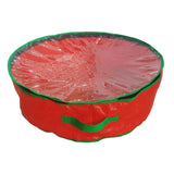 Maxbell Christmas Wreath Storage Bag Zippered Cover Organizer Water Resistant Pouch Red 76x28cm