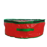 Maxbell Christmas Wreath Storage Bag Zippered Cover Organizer Water Resistant Pouch Red 76x28cm