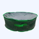 Maxbell Christmas Wreath Storage Bag Zippered Cover Organizer Water Resistant Pouch Green 76x28cm