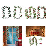 Maxbell Artificial Blossom Flowers Garland Wall Hanging Pendants for Porch Home style A
