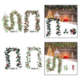 Maxbell Artificial Blossom Flowers Garland Wall Hanging Pendants for Porch Home style A