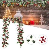 Maxbell Artificial Blossom Flowers Garland Wall Hanging Pendants for Porch Home style D
