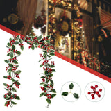 Maxbell Artificial Blossom Flowers Garland Wall Hanging Pendants for Porch Home style D