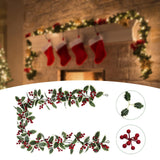Maxbell Artificial Blossom Flowers Garland Wall Hanging Pendants for Porch Home style D