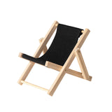 Maxbell Creative Beach Chair Phone Holder Dollhouse Miniature Bedroom Wooden Bracket Back