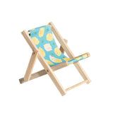 Maxbell Creative Beach Chair Phone Holder Dollhouse Miniature Bedroom Wooden Bracket Sheep