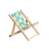 Maxbell Creative Beach Chair Phone Holder Dollhouse Miniature Bedroom Wooden Bracket Sheep