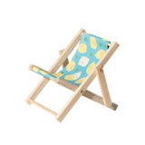 Maxbell Creative Beach Chair Phone Holder Dollhouse Miniature Bedroom Wooden Bracket Sheep